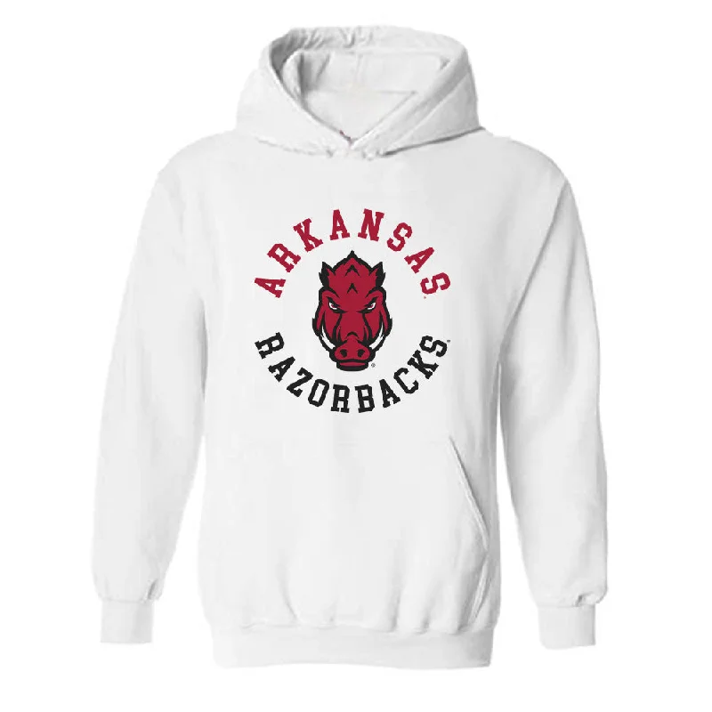 Arkansas - NCAA Women's Swimming & Diving : Holly Robinson - Generic Shersey Hooded Sweatshirt Hoodie Jacket Zipper Layering