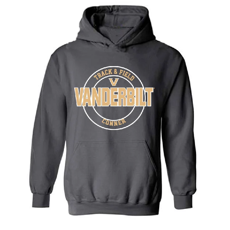 Vanderbilt - NCAA Women's Track & Field : Kenyah Conner - Classic Fashion Shersey Hooded Sweatshirt Hoodie with Front Slit Layering Stylish