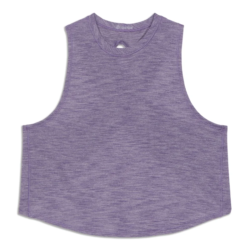 Fast As Light Muscle Tank Top - Resale flexible tank top