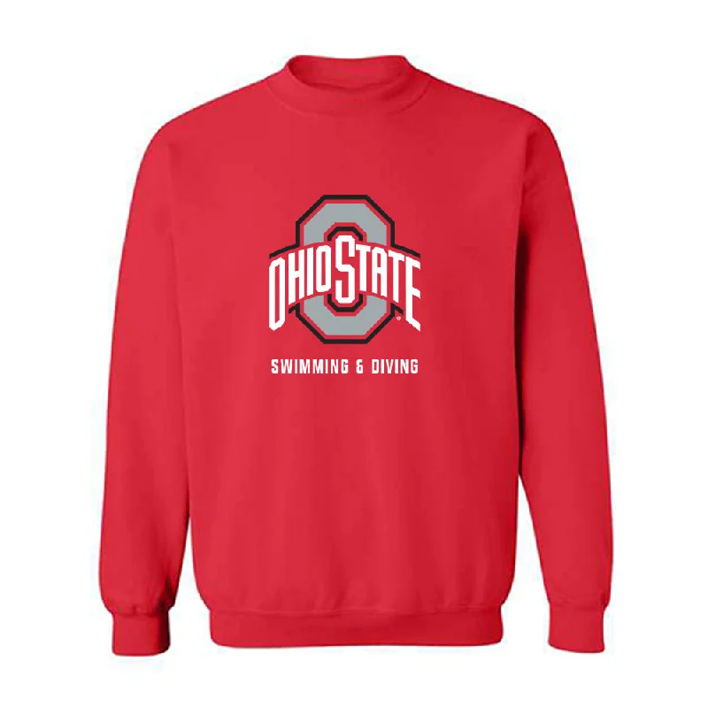 Ohio State - NCAA Women's Swimming & Diving : Danika Varda - Classic Shersey Crewneck Sweatshirt Hoodie with Set-In Sleeves Structured Classic Ohio State - NCAA Women's Swimming & Diving : Danika Varda - Classic Shersey Crewneck Sweatshirt Hoodie with Set-In Sleeves Structured Classic
