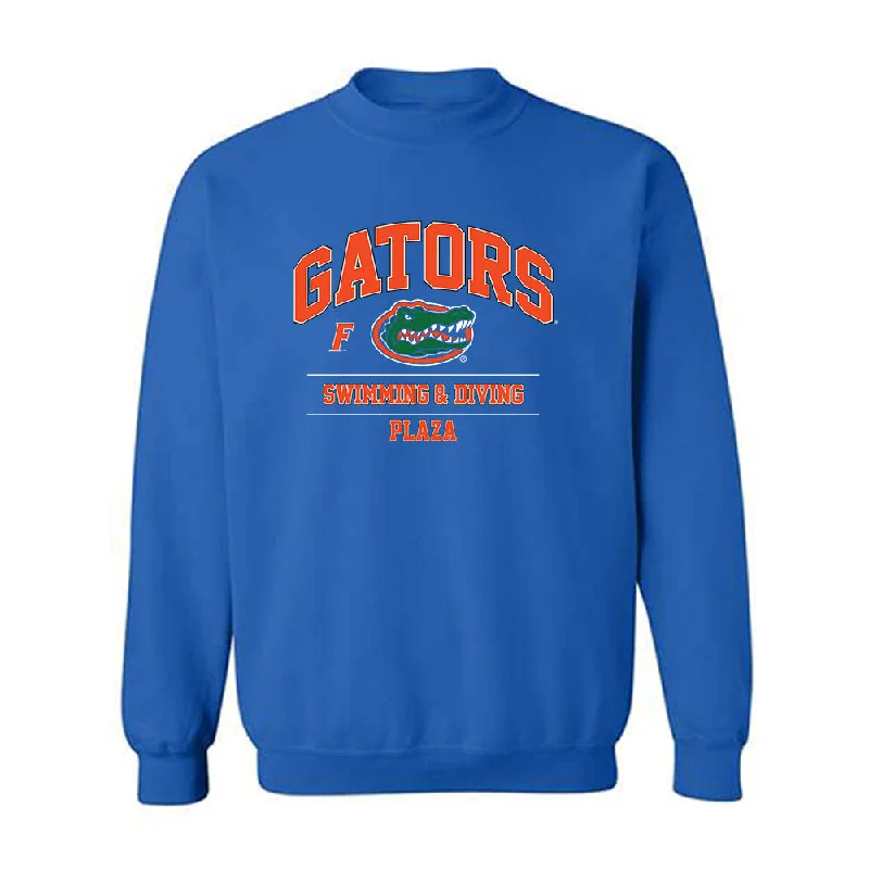 Florida - NCAA Women's Swimming & Diving : Sofia Plaza - Classic Fashion Shersey Crewneck Sweatshirt Hoodie with Toggle Buttons Decorative Unique Florida - NCAA Women's Swimming & Diving : Sofia Plaza - Classic Fashion Shersey Crewneck Sweatshirt Hoodie with Toggle Buttons Decorative Unique