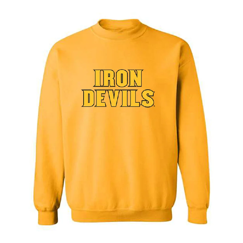 Arizona State - NCAA Women's Swimming & Diving : Ariel Beltran - Replica Shersey Crewneck Sweatshirt Hoodie with Hem Embroidery Detailed Premium Arizona State - NCAA Women's Swimming & Diving : Ariel Beltran - Replica Shersey Crewneck Sweatshirt Hoodie with Hem Embroidery Detailed Premium
