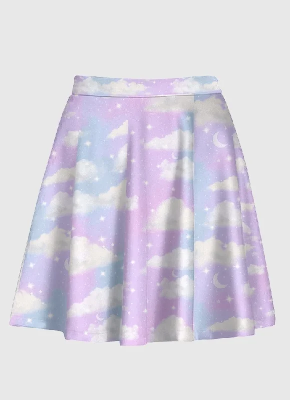 Angelic Sky Skirt high waist skirt