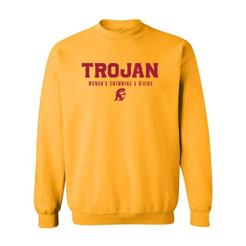 USC - NCAA Women's Swimming & Diving : Vasilissa Buinaia - Crewneck Sweatshirt Hoodie with Toggle Buttons Decorative Unique USC - NCAA Women's Swimming & Diving : Vasilissa Buinaia - Crewneck Sweatshirt Hoodie with Toggle Buttons Decorative Unique