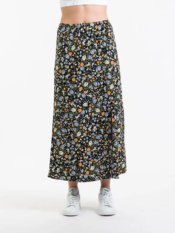 HARLOW MIDI SLIT SKIRT - CLEARANCE wool skirt warm