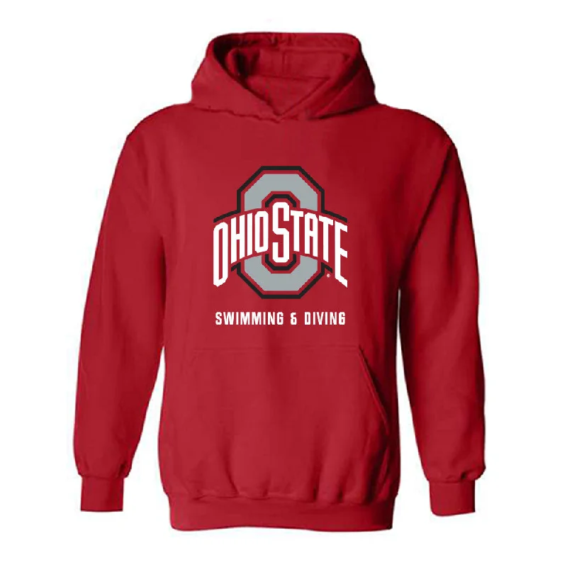 Ohio State - NCAA Women's Swimming & Diving : Lauren Clippard - Classic Shersey Hooded Sweatshirt Hoodie with Pocket Utility Practical Ohio State - NCAA Women's Swimming & Diving : Lauren Clippard - Classic Shersey Hooded Sweatshirt Hoodie with Pocket Utility Practical