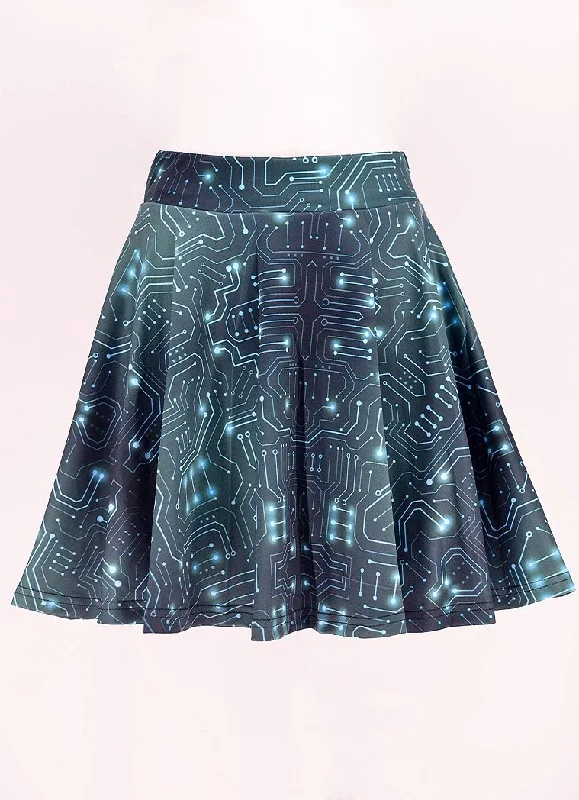 Cyber Tech Skirt vintage skirt charm