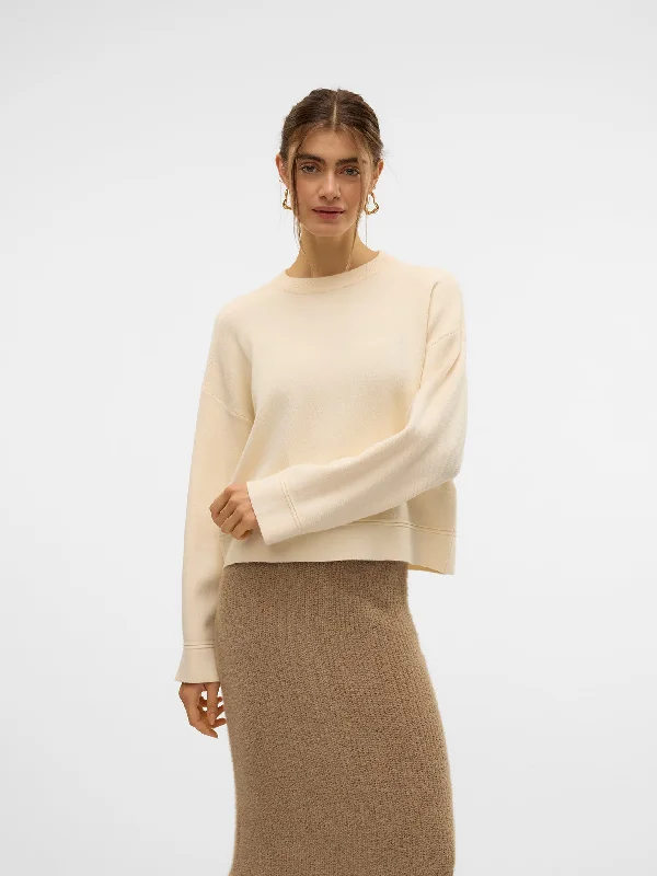 Γυναικεία μπλούζα πλεκτή VMGOLD PIPING LS O-NECK PULLOVER 10315531 | 10315531 Keyhole Neck Pullover Γυναικεία μπλούζα πλεκτή VMGOLD PIPING LS O-NECK PULLOVER 10315531 | 10315531 Keyhole Neck Pullover