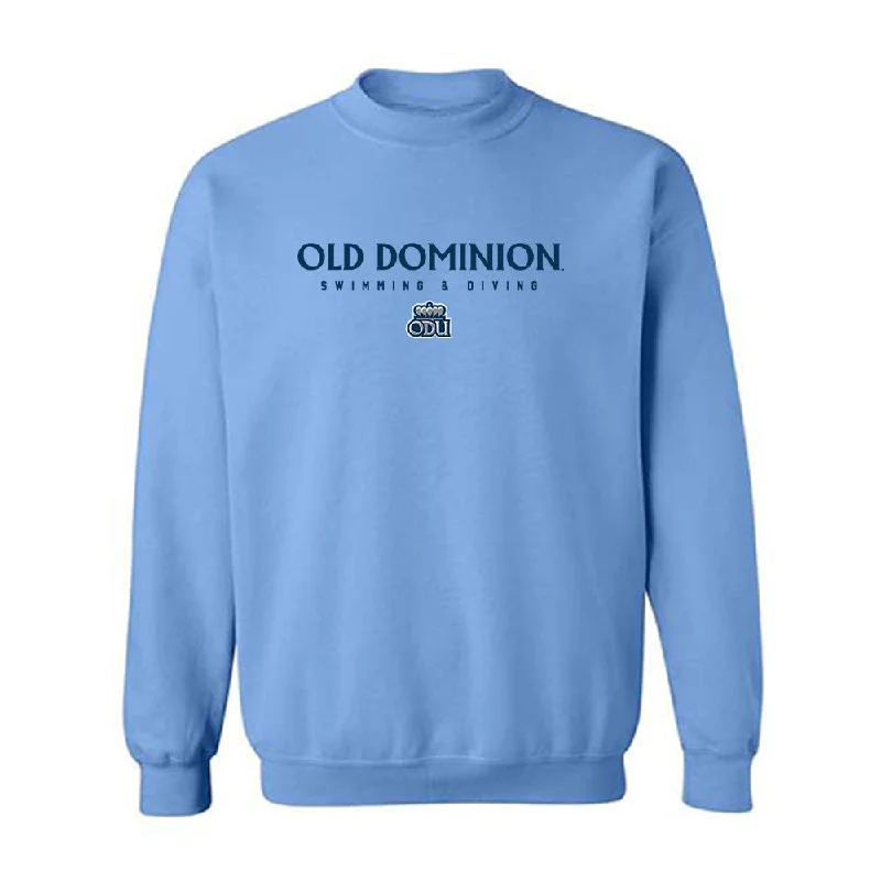 Old Dominion - NCAA Women's Swimming & Diving : Anna Eberle - Classic Shersey Crewneck Sweatshirt Hoodie with Reflective Safety Nightwear Old Dominion - NCAA Women's Swimming & Diving : Anna Eberle - Classic Shersey Crewneck Sweatshirt Hoodie with Reflective Safety Nightwear