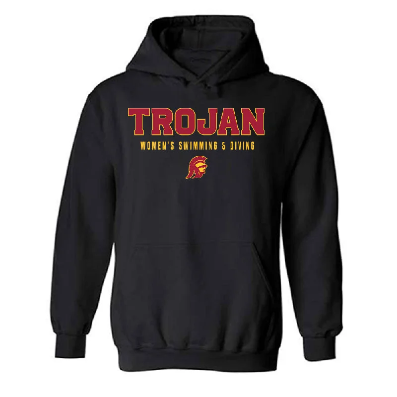 USC - NCAA Women's Swimming & Diving : Vasilissa Buinaia - Hooded Sweatshirt Hoodie with Snap Buttons Easy Quick USC - NCAA Women's Swimming & Diving : Vasilissa Buinaia - Hooded Sweatshirt Hoodie with Snap Buttons Easy Quick