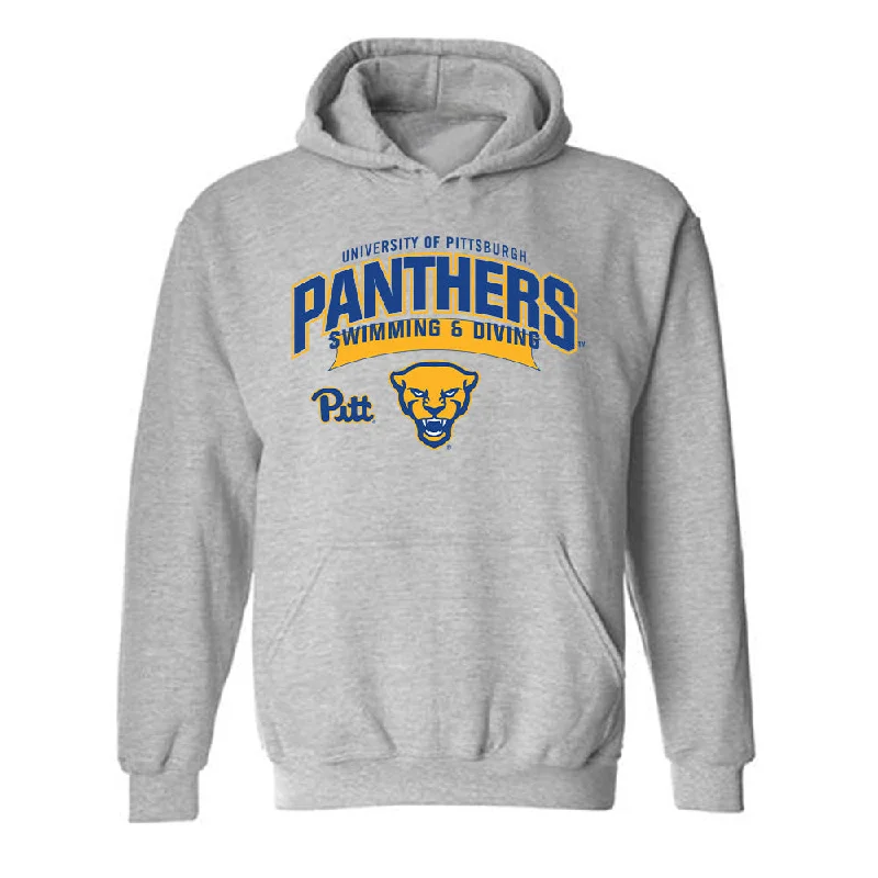 Pittsburgh - NCAA Women's Swimming & Diving : Kimmy Shannon - Classic Fashion Shersey Hooded Sweatshirt Hoodie with Print Artistic Unique Pittsburgh - NCAA Women's Swimming & Diving : Kimmy Shannon - Classic Fashion Shersey Hooded Sweatshirt Hoodie with Print Artistic Unique