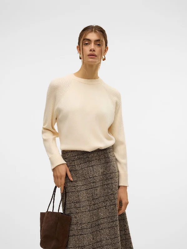 Γυναικεία μπλούζα πλεκτή VMGOLD MIX LS O-NECK PULLOVER 10315516 | 10315516 Lapel Neck Sweater Γυναικεία μπλούζα πλεκτή VMGOLD MIX LS O-NECK PULLOVER 10315516 | 10315516 Lapel Neck Sweater