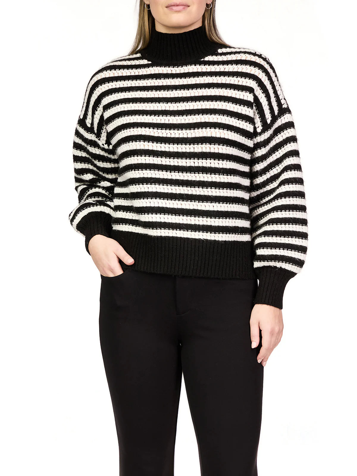 Keep it Chic Stripe Sweater Lightweight Heavyweight Midweight