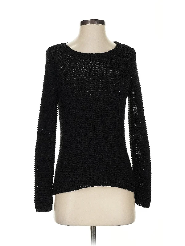 Pullover Sweater Short Puff Sleeve