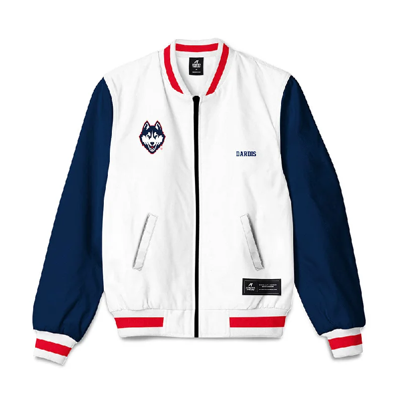 UConn - NCAA Women's Rowing : Ava Dardis - Bomber Jacket Elasticated Jacket Padded Jacket Insulated Jacket