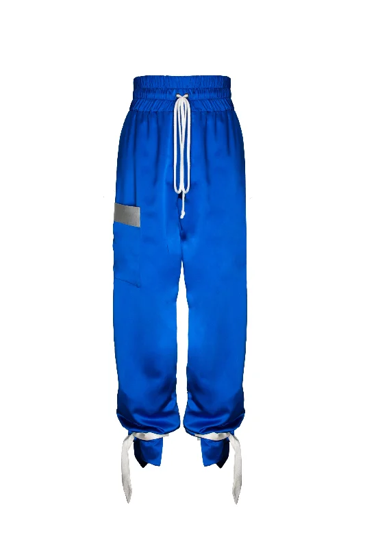 BLUE NEPTUNE TROUSERS Trousers Pleated Formal