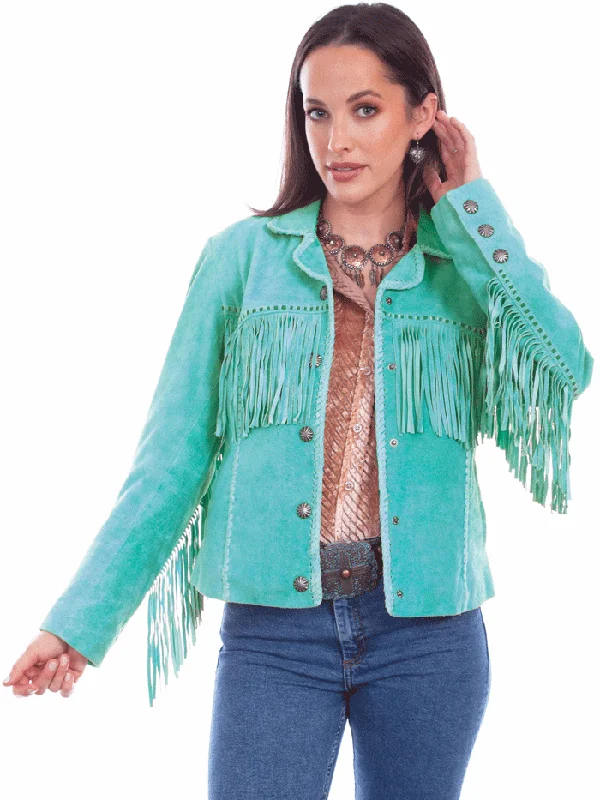 Scully L1080-123 Womens Suede Fringe Jacket Turquoise Jersey Jacket Tulle Jacket Batik Jacket Scully L1080-123 Womens Suede Fringe Jacket Turquoise Jersey Jacket Tulle Jacket Batik Jacket
