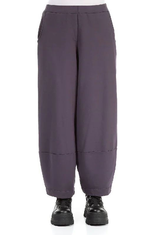 Loose Vintage Violet Cotton Trousers Trousers Vintage Classic