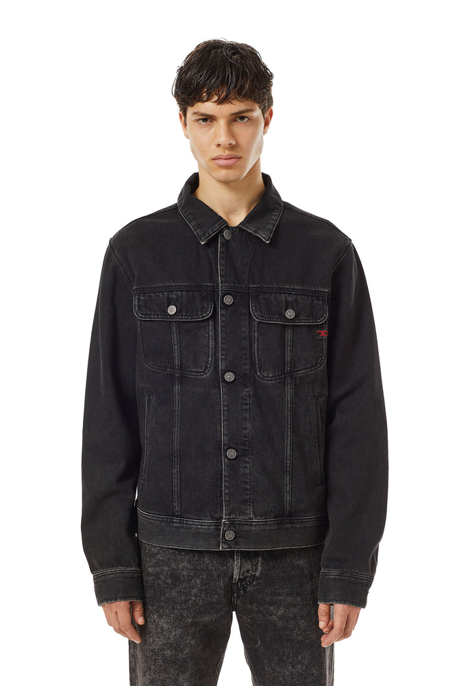 Regular-fit trucker jacket Herringbone Jacket Checkered Jacket Solid Jacket