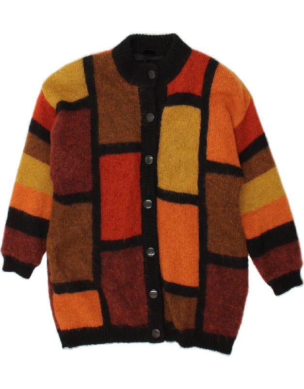 YOUR SIXTH SENSE Womens Cardigan Sweater UK 18/20 XL Multicoloured Zippered Buttoned Snapped
