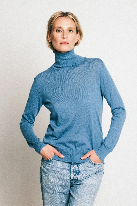 THE SUPER LIGHT ROLLNECK SWEATER | SKIPPER Elasticated Padded Insulated