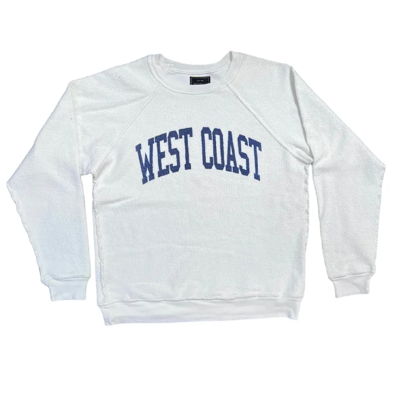 WEST COAST TERRY PULLOVER CREWNECK Turtleneck Warm Pullover