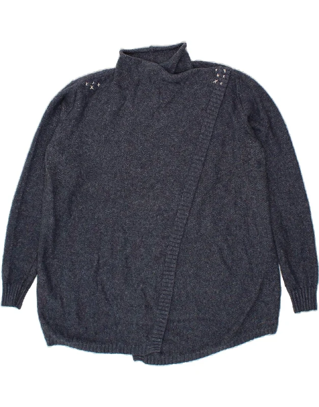 FAT FACE Womens Cardigan Sweater UK 18 XL Navy Blue Acrylic Anti-Pilling Anti-Shrink Durable FAT FACE Womens Cardigan Sweater UK 18 XL Navy Blue Acrylic Anti-Pilling Anti-Shrink Durable