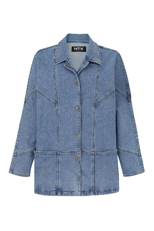 LINDA UNION SQ RELAXED FIT DENIM JACKET Notch Collar Jacket Peter Pan Collar Jacket Cowl Neck Jacket LINDA UNION SQ RELAXED FIT DENIM JACKET Notch Collar Jacket Peter Pan Collar Jacket Cowl Neck Jacket