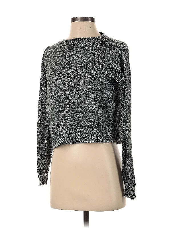 Pullover Sweater Asymmetrical Hem Sweater