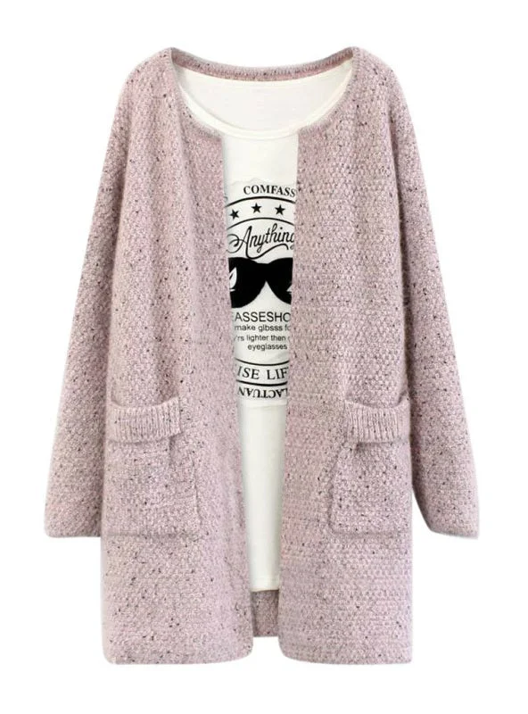 Long Sleeve Knitted Cardigans Crochet Women Autumn Sweaters Stretchy Elastic Breathable Long Sleeve Knitted Cardigans Crochet Women Autumn Sweaters Stretchy Elastic Breathable