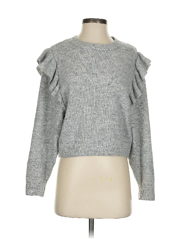 Pullover Sweater Asymmetrical Neck Pullover