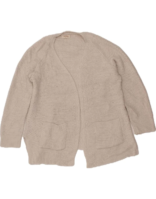 FAT FACE Womens Cardigan Sweater UK 14 Large Off White Acrylic Velvet Chenille Corduroy FAT FACE Womens Cardigan Sweater UK 14 Large Off White Acrylic Velvet Chenille Corduroy
