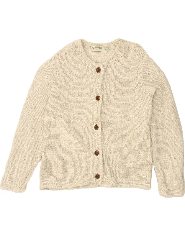 ORVIS Womens Cardigan Sweater UK 16 Large Off White Cotton Boat Neck Shawl Collar Notched Collar ORVIS Womens Cardigan Sweater UK 16 Large Off White Cotton Boat Neck Shawl Collar Notched Collar