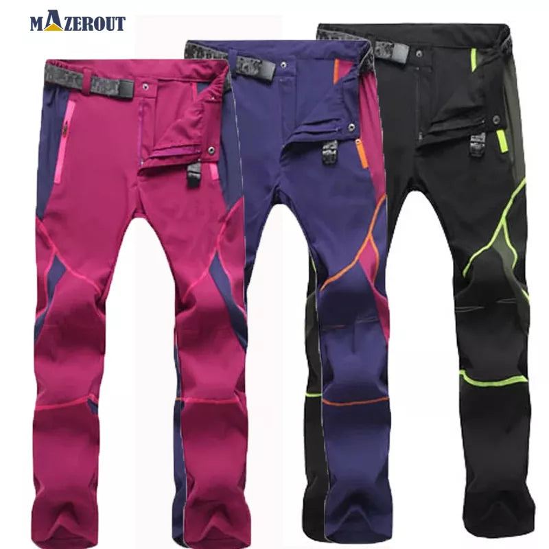 2023 Women Patchwork Hiking Pants Summer Thin Elastic Breathable Quick Dry Fishing Camping Cycling Outdoor Sports Men Trousers Trousers Lace Delicate