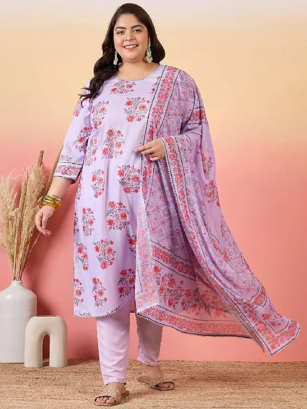 Sztori Women Floral Printed Regular Kurta with Trousers & With Dupatta Trousers Flared Retro