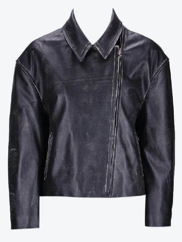 Leather jacket Hoodie Zip-Up Jacket Button-Up Jacket