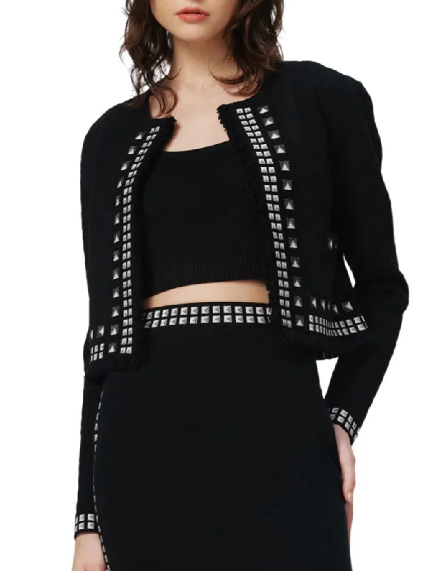 Brogan Cardigan  - Diane Von Furstenberg Chenille Brocade Lace