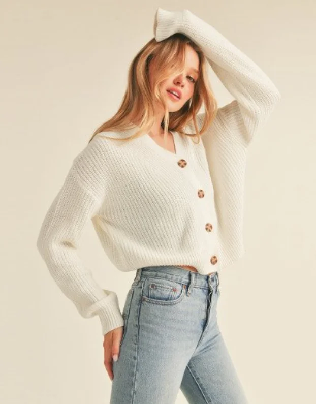 Oversized Crop Cardigan 74351 Button Cardigan Zip Cardigan Pullover Cardigan