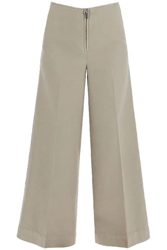 zip-front wide trousers 243 WRB3748 FB0189 DOVE Trousers Trousers Formal