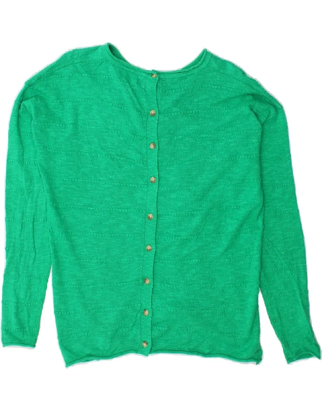 FAT FACE Womens Oversized Cardigan Sweater UK 10 Small Green Cotton Chenille Fabric Brocade Fabric Lace Fabric FAT FACE Womens Oversized Cardigan Sweater UK 10 Small Green Cotton Chenille Fabric Brocade Fabric Lace Fabric