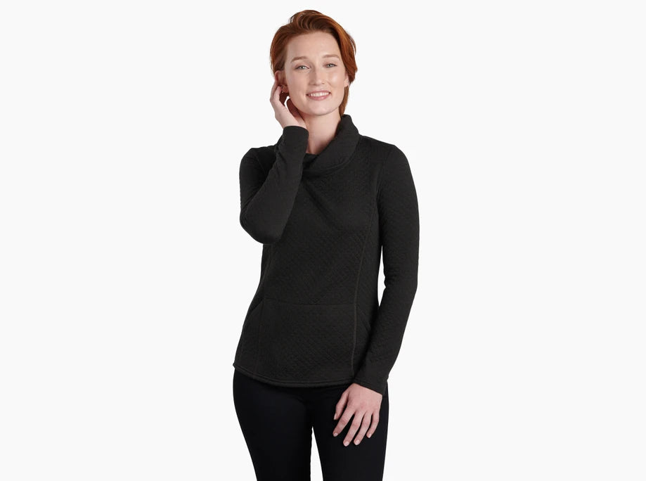 Athena Pullover Sweater Welt Pockets Slit Pockets Flap Pockets