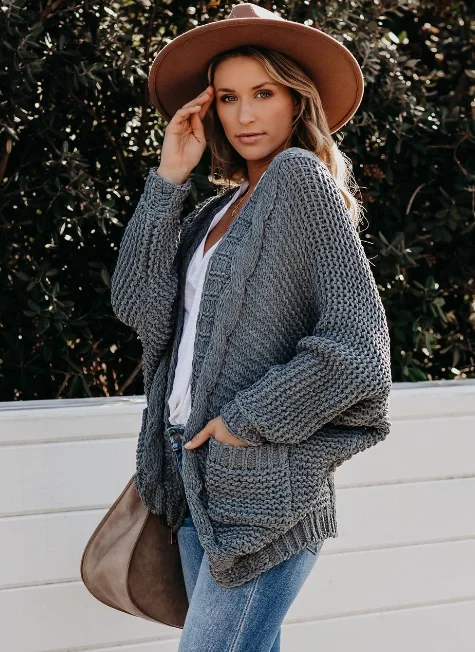 autumn and winter plus size new rope thick needle cardigan coat sweater women Seamless Knitted Crochet autumn and winter plus size new rope thick needle cardigan coat sweater women Seamless Knitted Crochet
