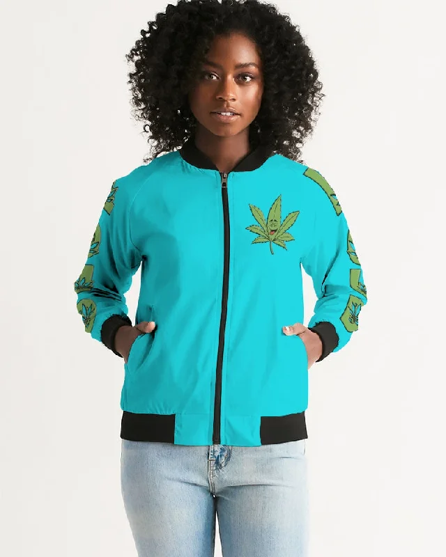 LOUD Tia Blue Women's Bomber Jacket Faux Fur Jacket Real Fur Jacket Shearling Jacket LOUD Tia Blue Women's Bomber Jacket Faux Fur Jacket Real Fur Jacket Shearling Jacket