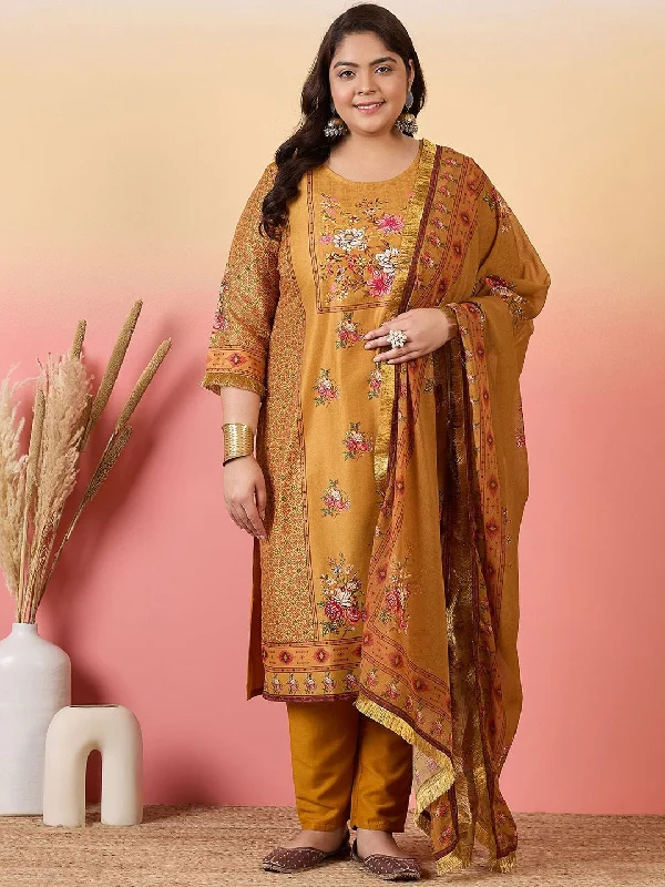 Sztori Women Floral Printed Regular Kurta with Trousers & With Dupatta Trousers Recommended Stylist