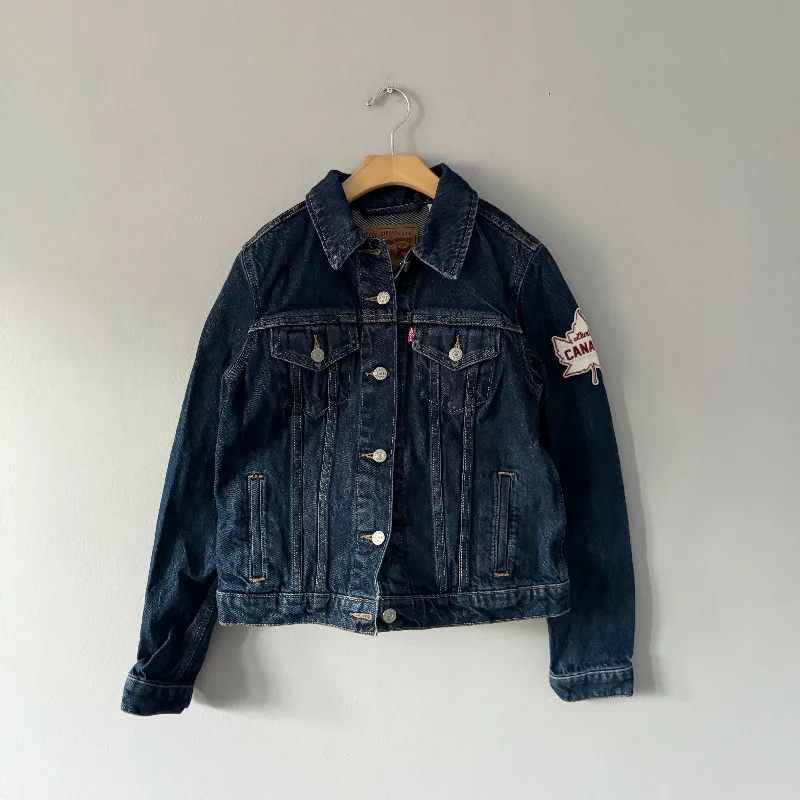 Levi's / Jean jacket / Women M Wool Jacket Cashmere Jacket Tweed Jacket