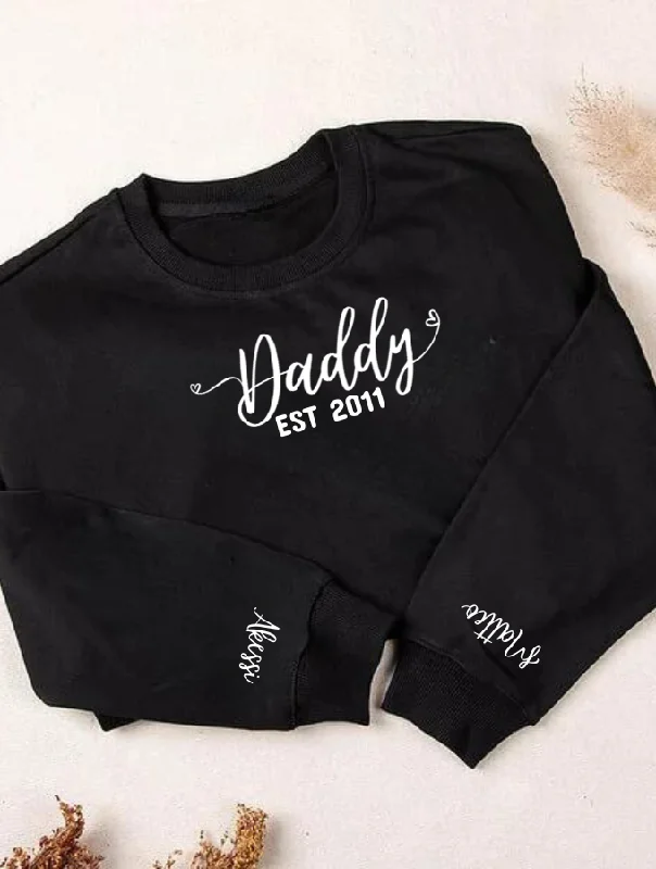 DADDY SWEATER - BLACK Machine Wash Dry Clean Hand Wash