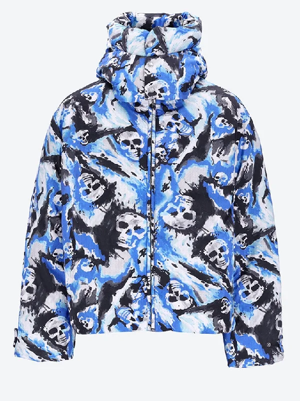 Skull puffer jacket Fleece Jacket Down Jacket Feather Jacket