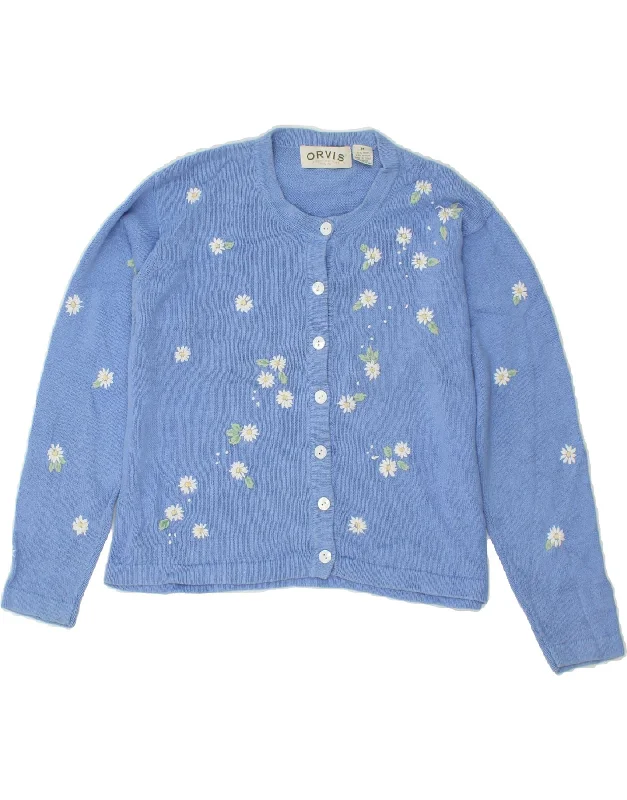ORVIS Womens Cardigan Sweater UK 14 Medium Blue Floral Ramie Hooded Cardigan Collared Cardigan Shawl Collar ORVIS Womens Cardigan Sweater UK 14 Medium Blue Floral Ramie Hooded Cardigan Collared Cardigan Shawl Collar