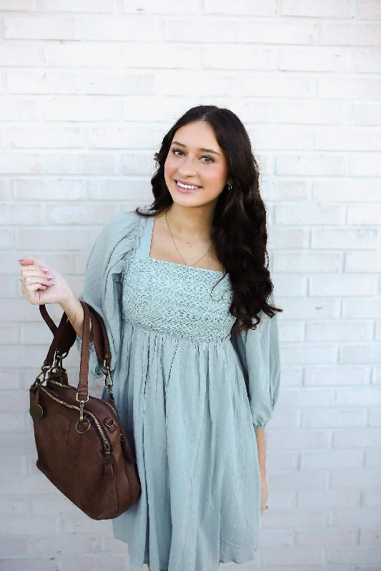 Attractive Distraction Crochet Lace Dress