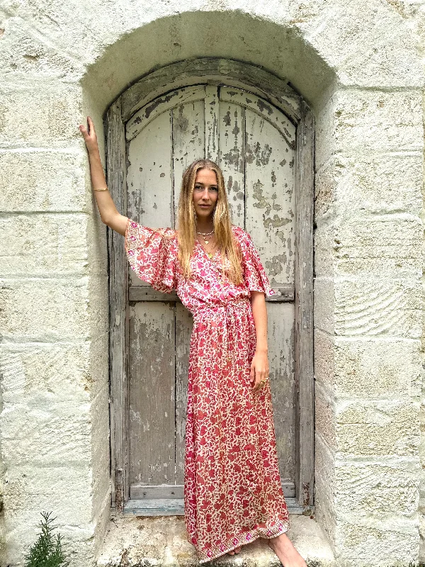 Daisy Pearl Silk Dress